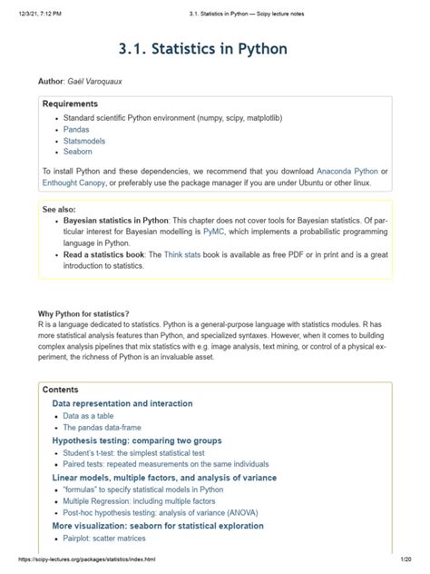Image result for Python-Scipy Stats