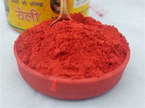 DEV POOJA STORE Natural & Pure (Roli) kumkum for Pooja and Tilak Roli ...