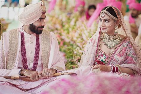 Jasprit Bumrah ties knot with Sanjana Ganesan
