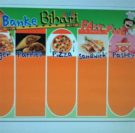 Menu at Banke Bihari Bakers, Merta