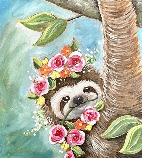 Image result for Acrylic Tutorials Sloth