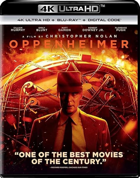 Oppenheimer - 4K Ultra HD + Blu-ray + Digital [4K UHD] Cillian Murphy ...