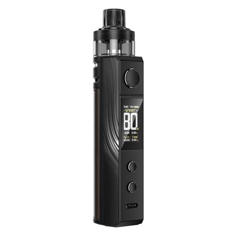 VooPoo Drag H80S Pod Kit 80W Forest Era Edition 4.5ml Obsidian Black ...
