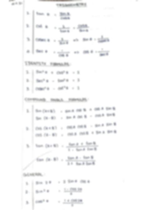 Image result for Basic Differentiation Formula