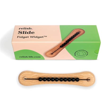Buy Relish - Adult Fidget Toys, Slide Fidget Widget Wooden Toy ...