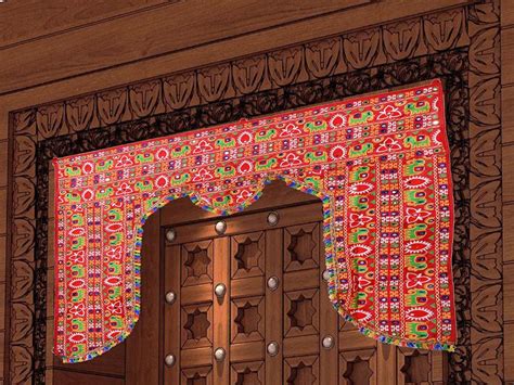 Buy Traditional Embroidery Toran for Deepawali Pooja Mandir Diwali ...