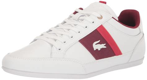 Lacoste Men's Chaymon 223 1 CMA Sneaker 9 Wht/Burg for sale | North Las ...