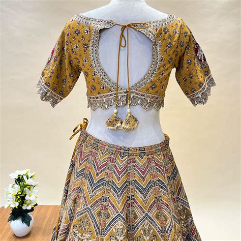 Beautiful Traditional Multi Color Designer Croptop Lehenga – RCM ...