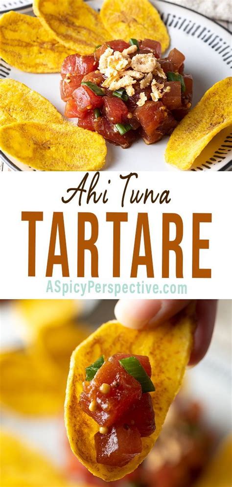 Ahi Tuna Tartare Recipe - A Spicy Perspective | | Recipe | Tartare ...
