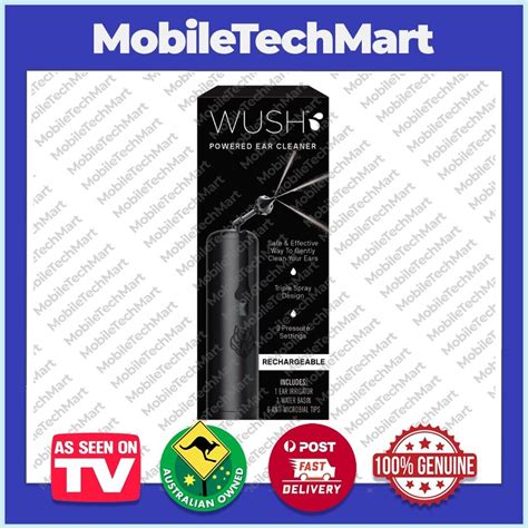 Wush Powered Ear Cleaner AS SEEN ON TV Rechargeable Cleans Removes Wax ...