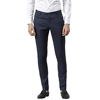 Buy Mr Button Men's Regular Casual Pants (WARTRS12- Blue_32) at Amazon.in