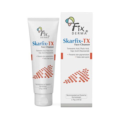 Fixderma Skarfix -TX Face Cleanser with Tranexamic Acid, Kojic Acid ...