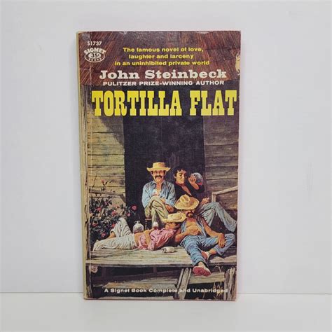 Tortilla Flat by John Steinbeck, Monterey California, Modern Classic, Vintage Book, Down on Your ...