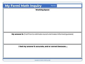 Image result for Fermi Problem Math