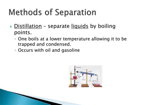 Image result for Methods of Separation Reference