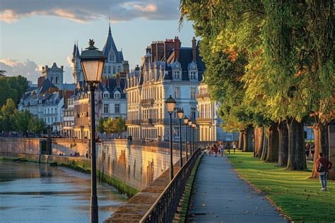 Vue du centre-ville de Nantes avec ses façades historiques