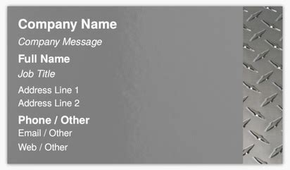 Patterns & Textures Standard Visiting Cards Templates & Designs ...