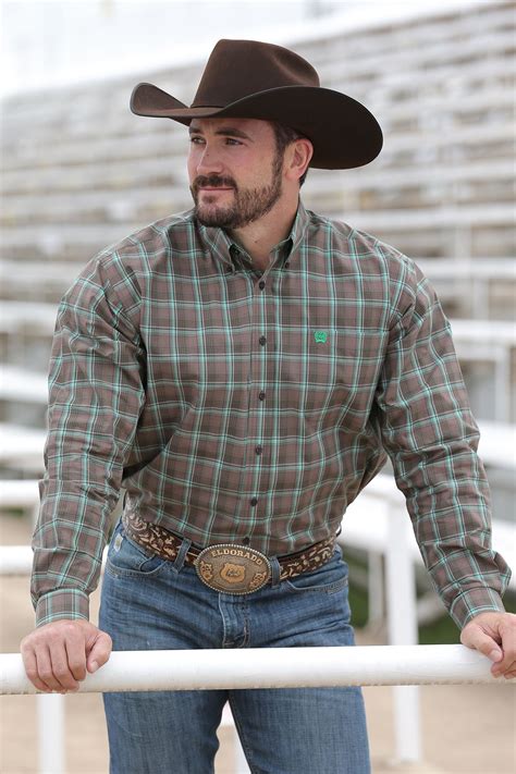 Cinch Button Down | Rugged men style, Cowboy outfits, Men casual