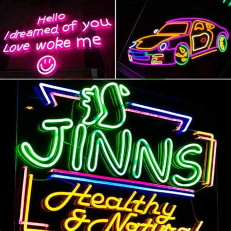 RGB Neon LED Strip 12V 2835 Waterproof Flexible Sign | Ubuy India