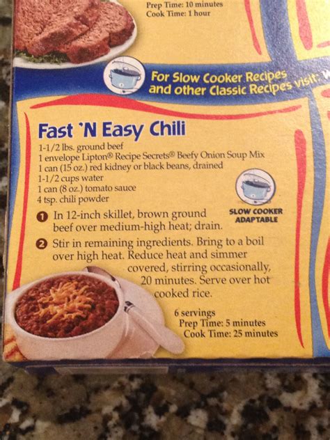 Fast and Easy Chili Recipe