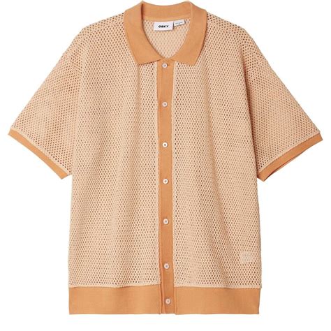 【OBEY】GROVE BUTTON-UP POLO SS | affect