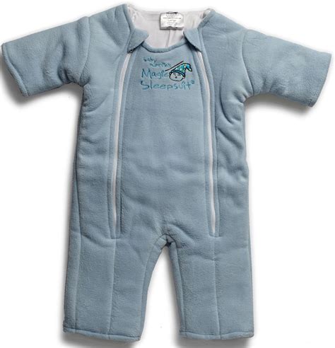 Baby Merlin Magic Sleep Suit, Microfleece - 6-9 Months - Blue (Large ...