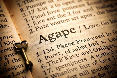 Agape pure love Greek word for love a key term in the Bible and ...