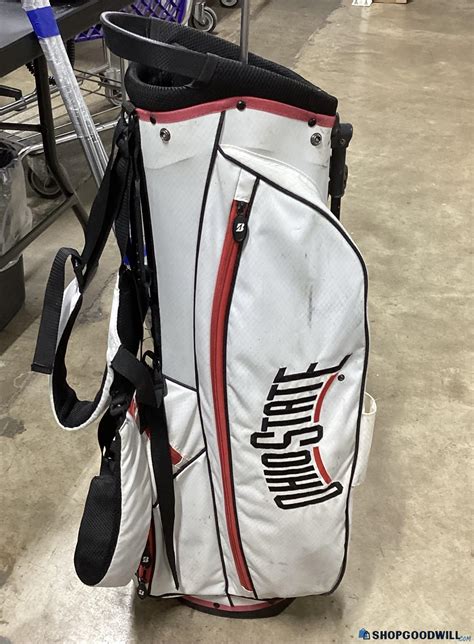 Ohio State Golf Bag And Clubs. 1 Wood No.1. 8 Irons No. 3,4,5,6,7,8,9 ...