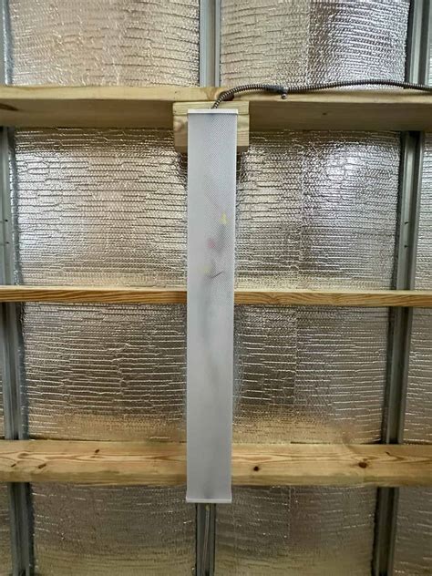 4' two bulb LED light w_ acrylic lens wood framing Insulated floor ...