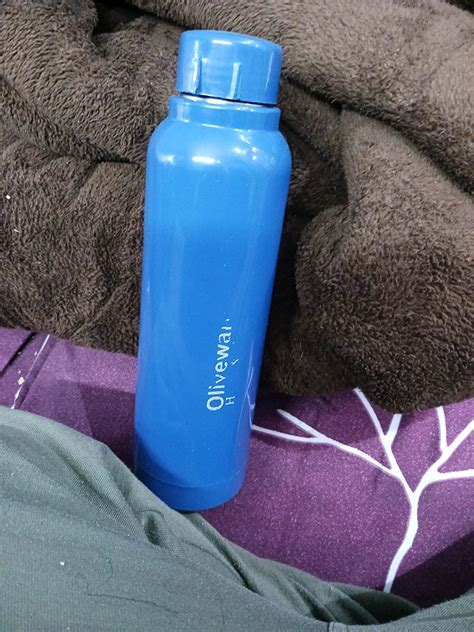 oliveware Aura Stainless Steel Bottle, 690ml, Set of 12, Blue, Red And ...