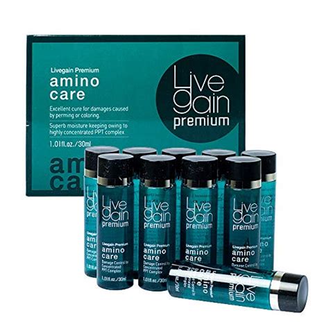 Buy Livegain Amino Care Hair Ampoule , Repair of Damaged Hair, Keratin ...