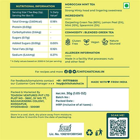 Cheer with Moroccan Mint Tea - Chit Chat Chai