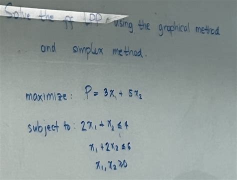 LPP Using Graphical Method 的图像结果