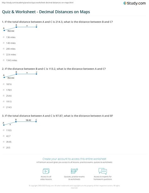 Image result for Measuring Distance On a Map Worksheet