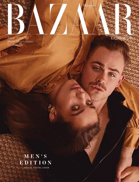 Dacre Montgomery & Liv Pollock para Harper's Bazaar Kazajastán Agosto ...