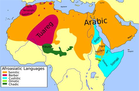 Hausa Language Map