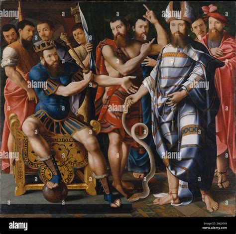 Moses and Aaron before Pharaoh: An Allegory of the Dinteville Family ...