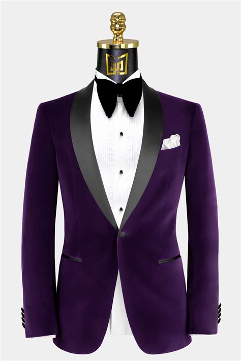 Purple Velvet Tuxedo Jacket – Gentleman's Guru