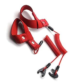 ZOOKOTO 2 Pcs Universal Stop Kill Switch Safety Lanyard Band Tether for ...