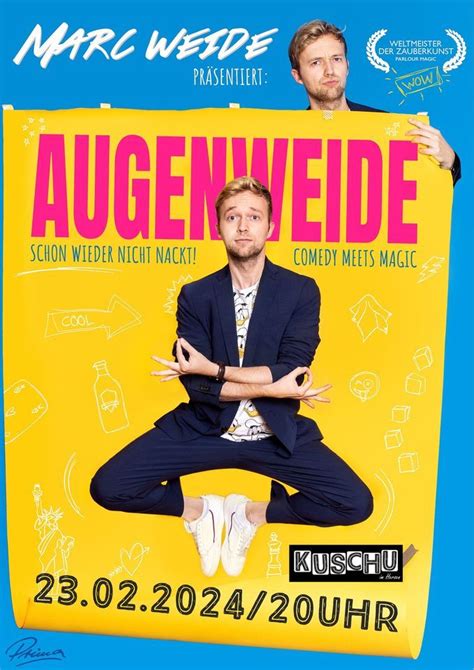 "AUSVERKAUFT" Marc Weide - Augenweide "AUSVERKAUFT", Kultur Schusterei ...