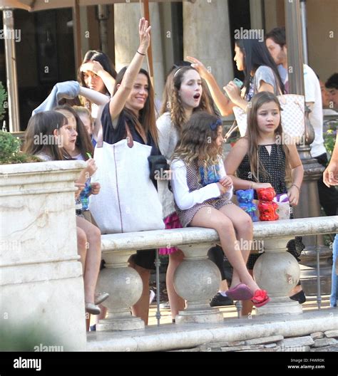 Soleil Moon Frye takes her daughters shopping at The Grove in Hollywood ...