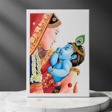 Yashoda ka Laal Original Artwort A3 | heartmades