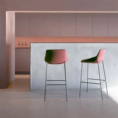 BIM objects - Free download! DUN0415 - High stool with 4 leg frame ...