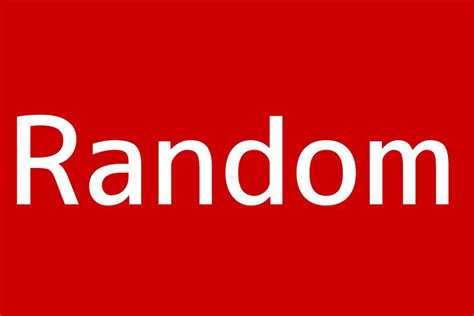 Image result for Random Definition