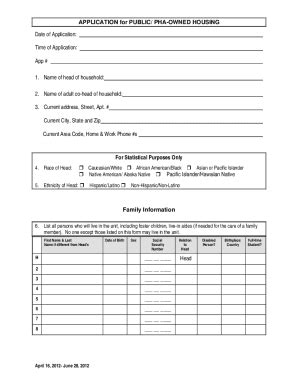 LCPIA Verification of Rental History Form - Blank Fillable Template ...