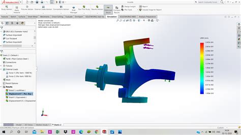 knuckle structural analysis in solidworks
