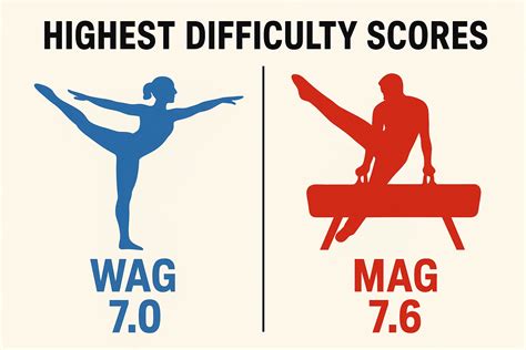 The Highest Difficulty Scores in Artistic Gymnastics (WAG & MAG)