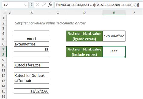 Index and Match Function in Excel 的图像结果