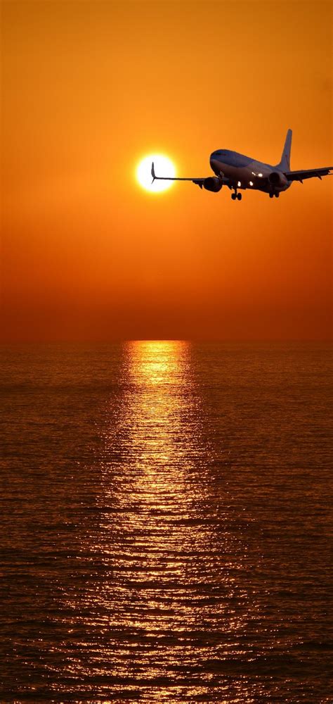 Airplane Sunset Wallpapers - Wallpaper Cave