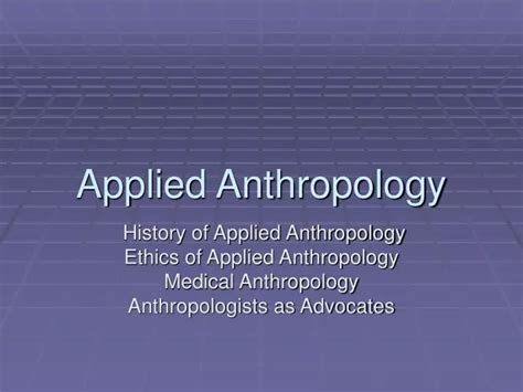 Applied Anthropology Examples 的图像结果